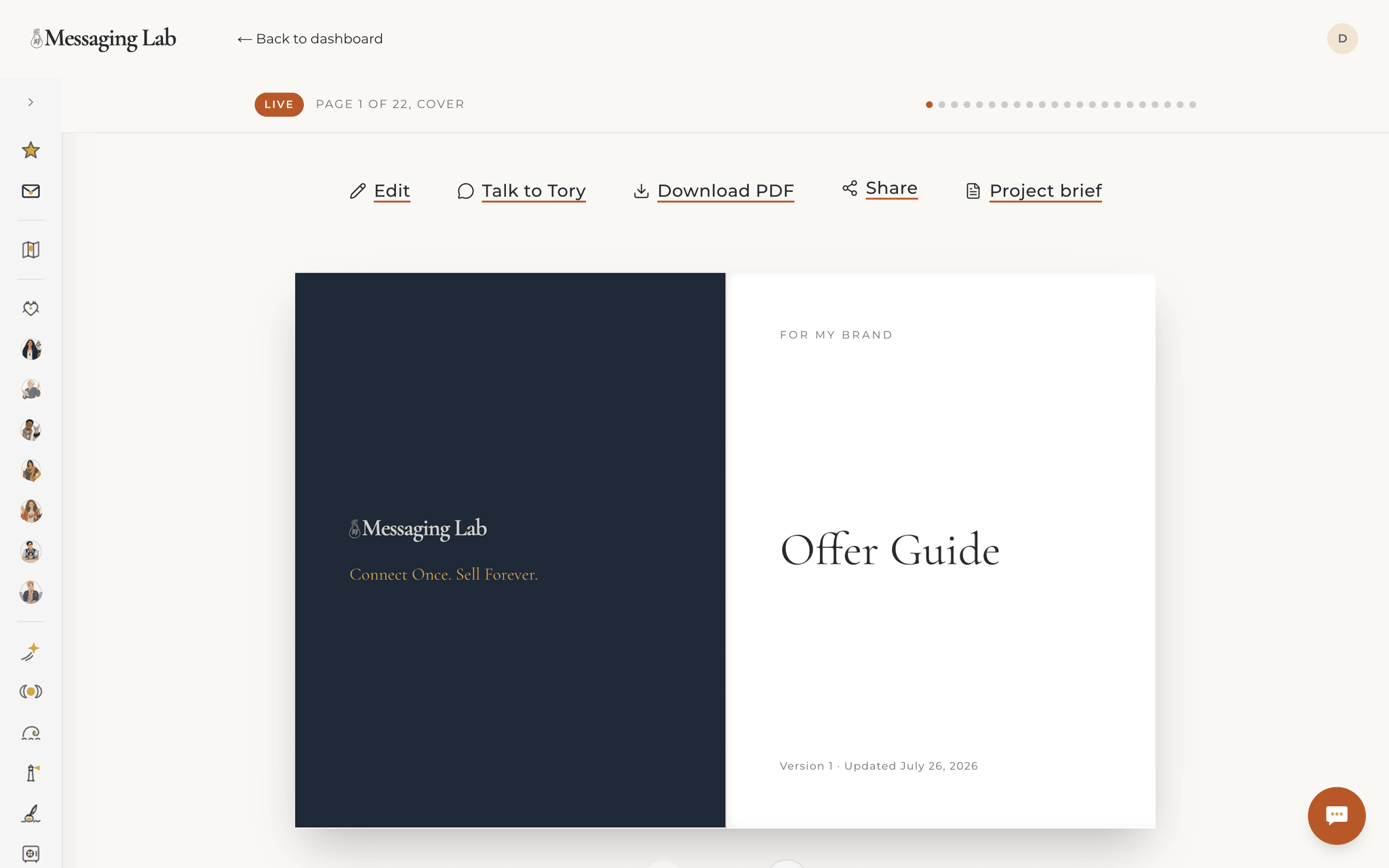 Your finished Offer Guide