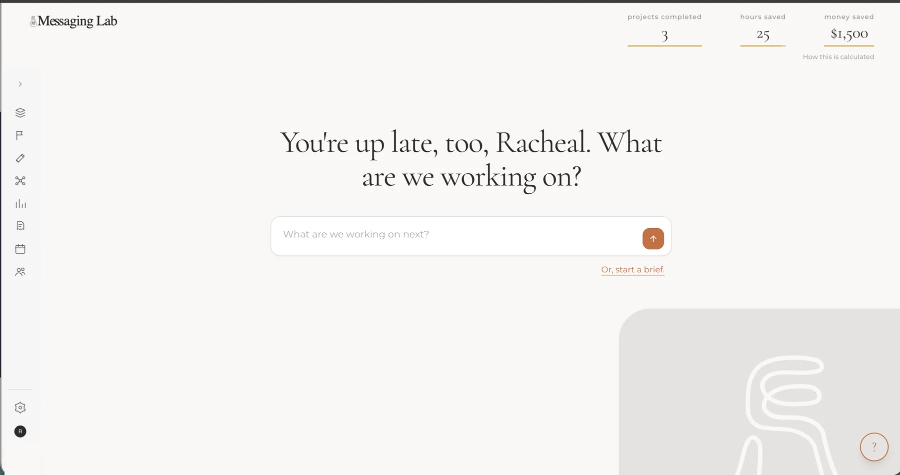 The Messaging Lab app — Put the team to work.